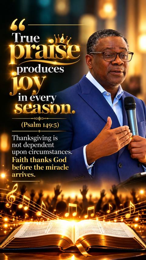 Slide 7 of 10: The Power of Praise that pleases God