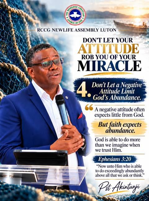 Slide 7 of 9: Don’t Let Your Attitude Rob You of Your Miracle