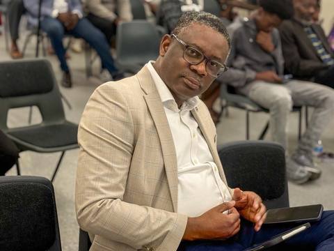 Pastor during service Sept 2026